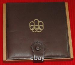 ONE 1976 Canada Montreal Olympic Sterling Silver Proof Coin Set WithCase FREE SHIP
