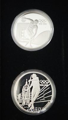 Olympics Centennial 6-Coin Silver Proof Set. Australia, Canada, France