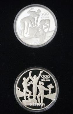 Olympics Centennial 6-Coin Silver Proof Set. Australia, Canada, France