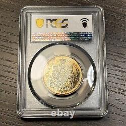 PL63 1965 50C Canada Silver 50 Cents Proof, PCGS Trueview- Rainbow Toned