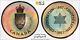 PL66 1967 Canada Silver Centennial Proof Medal, PCGS Trueview- Rainbow Toned