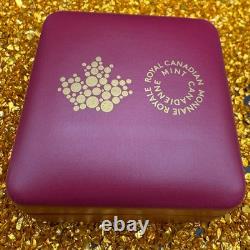 Proof 2014 Canadian $10.999 Silver. 5 oz Green Darner Hologram COA Leather Case