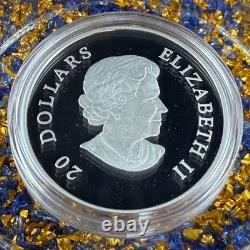 Proof 2015 Canadian $20.999 Silver 1 oz Franklin's Lost Expedition, COA, Case