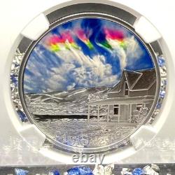Proof 2019 Canada S$20 1oz Silver Coin PF70 Sky Wonder Fire Rainbow 1 of 12 Mint
