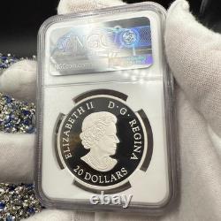 Proof 2019 Canada S$20 1oz Silver Coin PF70 Sky Wonder Fire Rainbow 1 of 12 Mint