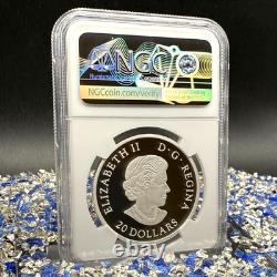 Proof 2019 Canada S$20 Silver Coin PF70UC Sky Wonders Fire Rainbow 1 of 12 Mint