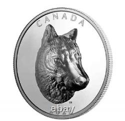 Pure Silver EHR Coin Timber Wolf