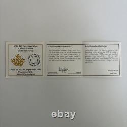 Pure Silver Proof Coin Canada $20 D Colourful Birds Cedar Waxwing 1 oz 2022