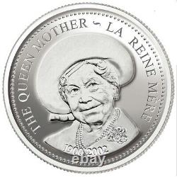 Queen Mother 2002 Canada Proof Sterling Silver Dollar