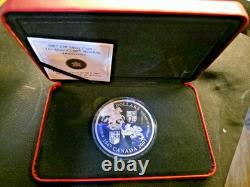 RARE-2007 Canada $50 Queen Elizabeth Prince Philip 60th Anniversary Silver