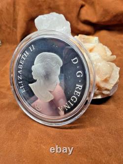 RARE-2007 Canada $50 Queen Elizabeth Prince Philip 60th Anniversary Silver