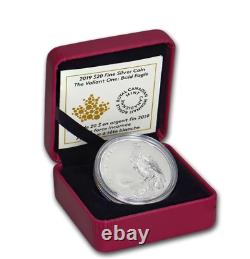 RARE 2019 1 oz. 9999 silver Valiant Eagle Proof Coin COA & OGP