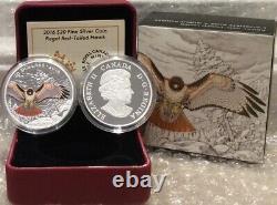 Regal Red-Tailed Hawk $20 2016 1OZ Pure Silver Proof Coin Canada
