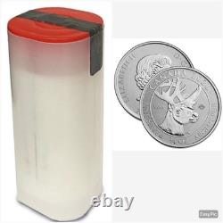 Roll 30 Silver Canada Coins 2020 3/4 Oz RCM Woodland Caribou Reverse Proof. 9999