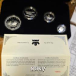 Royal Canadian Mint 2004 Canada $1 Arctic Fox 0.9999 Fine Silver Proof Set