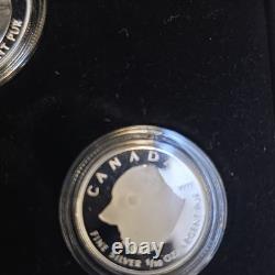 Royal Canadian Mint 2004 Canada $1 Arctic Fox 0.9999 Fine Silver Proof Set