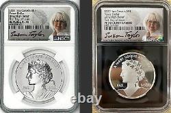 Set 2019-2020-2021 Canada Peace Dollar-ngc Pf70 Reverse Proof-ultra High Relief
