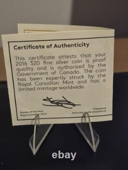 Star Trek Enterprise 2016 $20 One Ounce Silver Proof Coin from the Canada Mint