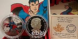 Superman $20 2016 1OZ Pure Silver Proof Coin Canada MAN OF STEEL DC Comics