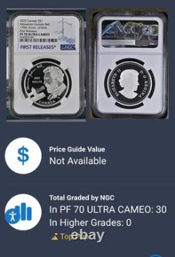 TOP POP 2022 Canada Silver $1 Alexander Graham Bell 175th Anniv. Proof NGC PF70