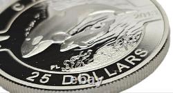 Unc Canada 2013 $25 Orca 1 Oz. 999 Pure Silver Proof Coin O Canada Series 1016