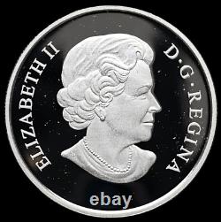 Unc Canada 2013 $25 Orca 1 Oz. 999 Pure Silver Proof Coin O Canada Series 1016